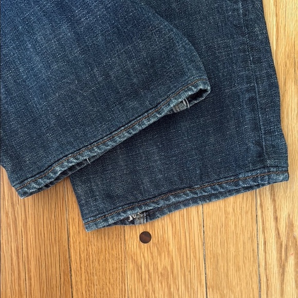 Levi's Slim Straight 514 Dark Blue Relaxed Fit Jeans Flap Pocket 34 x 29 - Picture 3 of 5